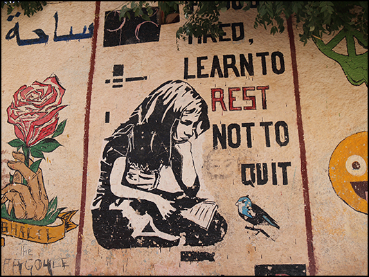 <strong>Banksy è arrivato anche a Bhalil</strong><br /> <br /><em>♫ Moktar Gania & Gnawa Soul - Rabi Lâafou.mp3</em>