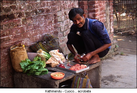 Kathmandu - Cuoco... acrobata
